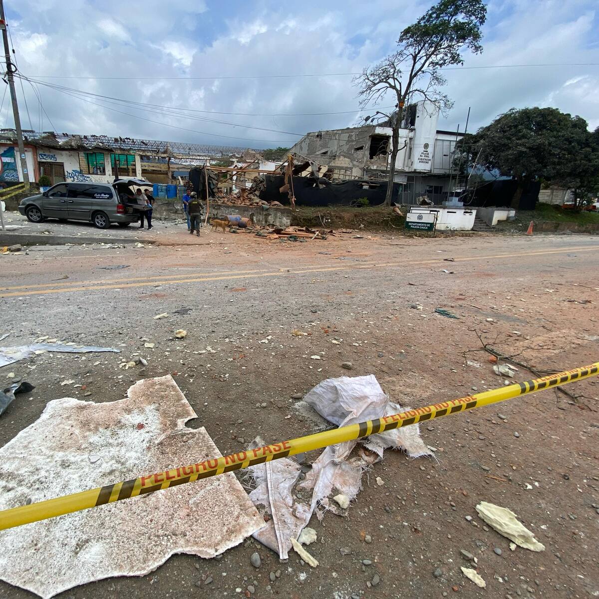 Campesina beneficiaria de programa rural víctima del atentado terrorista en Mondomo, Cauca
