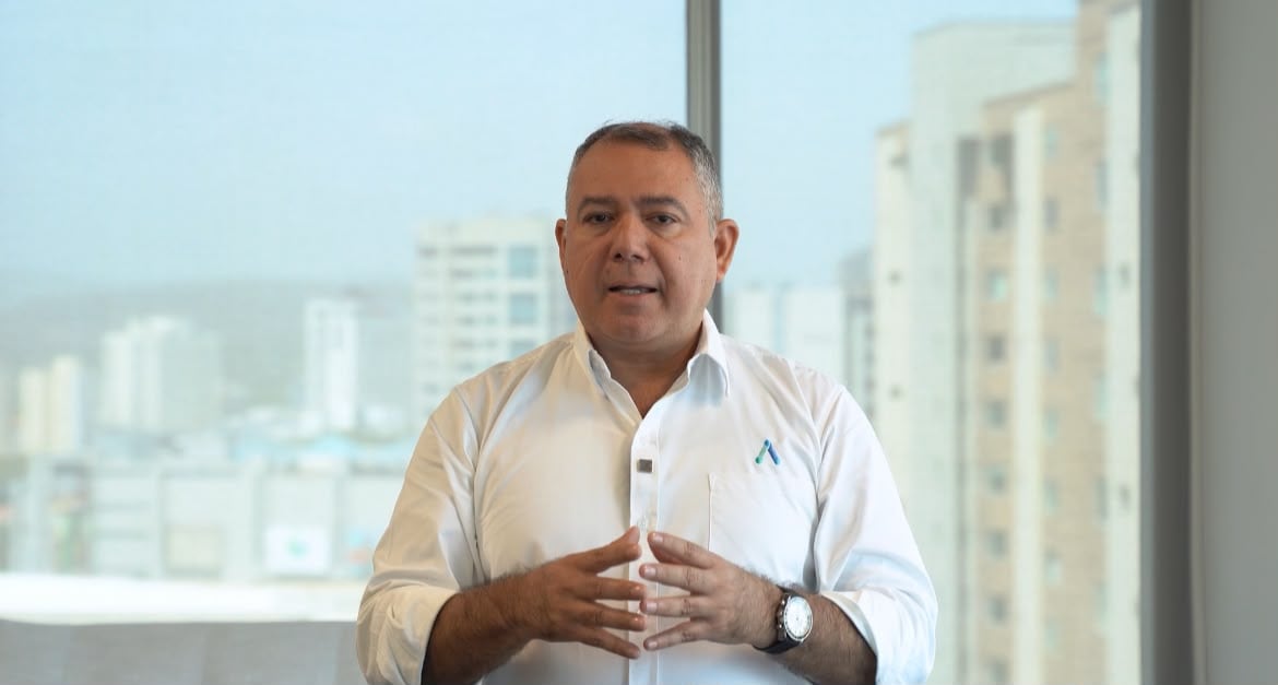 Agente interventor de Air-e, Ramiro Castilla. Foto: Air-e Intervenida.