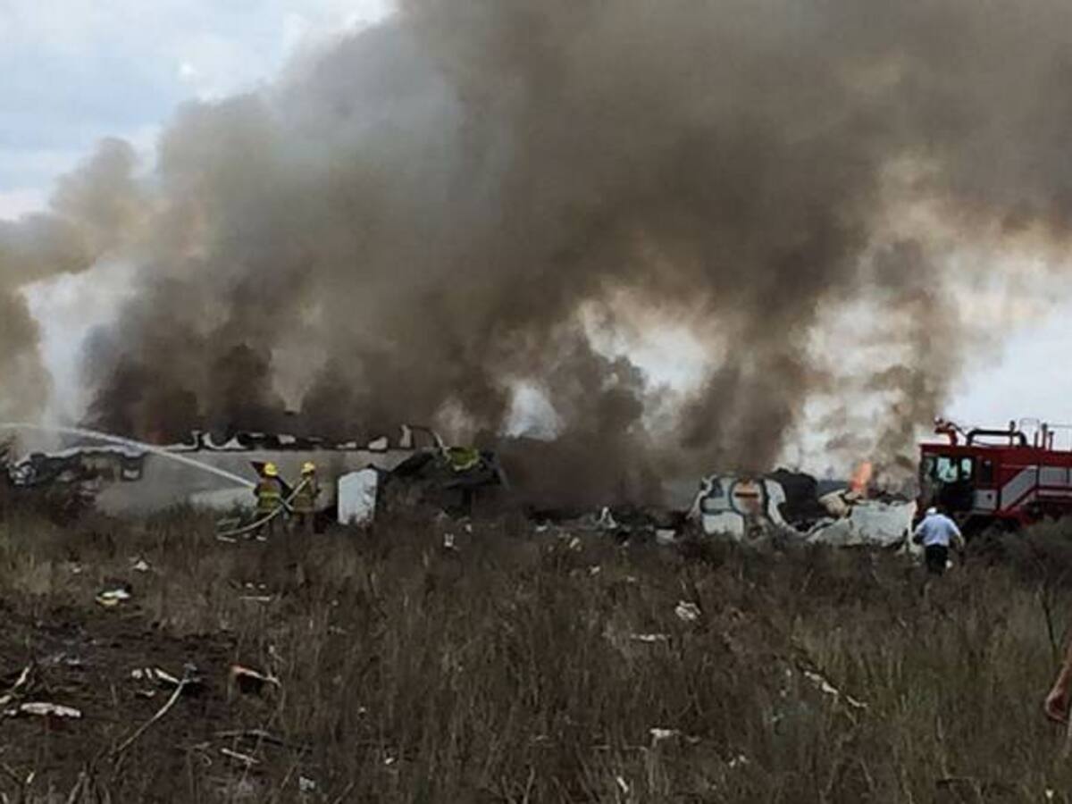 Una ráfaga de viento habría provocado caída de avión en México
