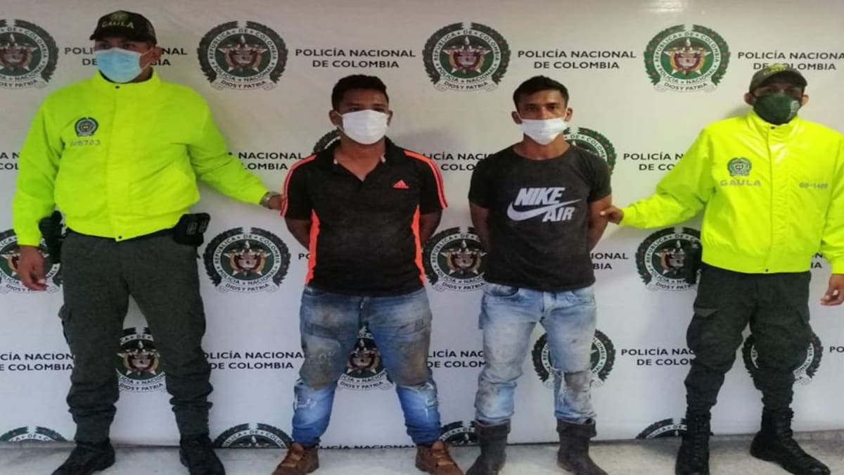 Capturados dos presuntos extorsionistas en la Zona Bananera