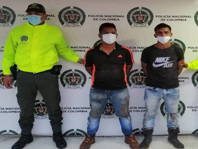 Capturados dos presuntos extorsionistas en la Zona Bananera