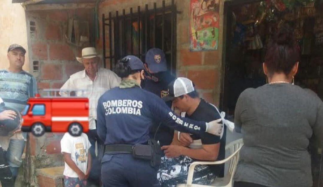 Minero herido en Marmato, Caldas
