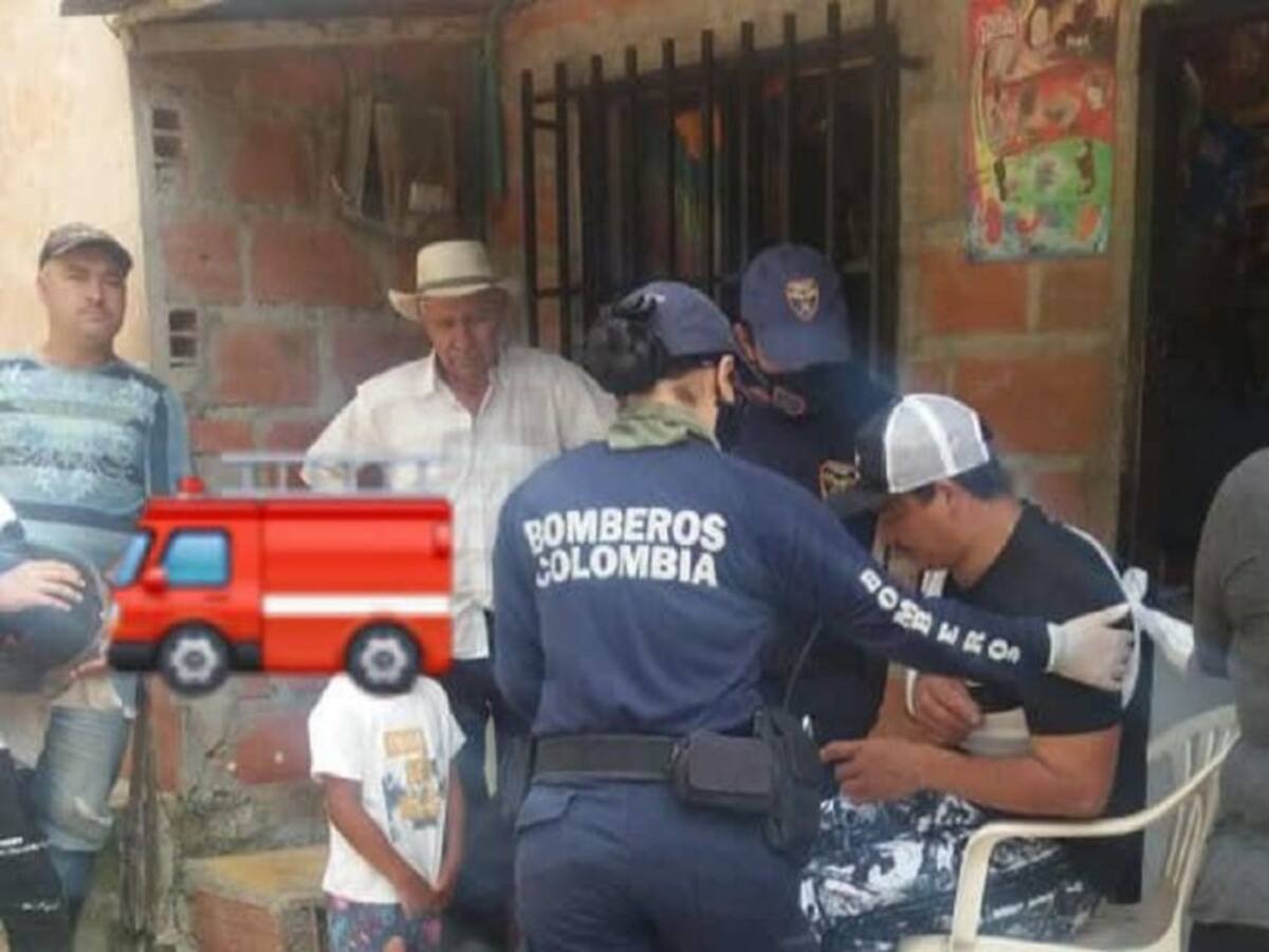 Un minero resultó gravemente herido, cuando resbaló y cayó en un socavón