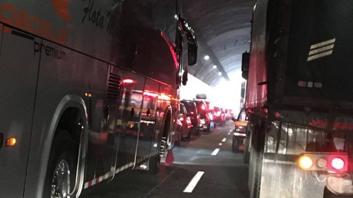 En el fin de semana transitaron 7.774 vehículos por el Túnel de la Línea
