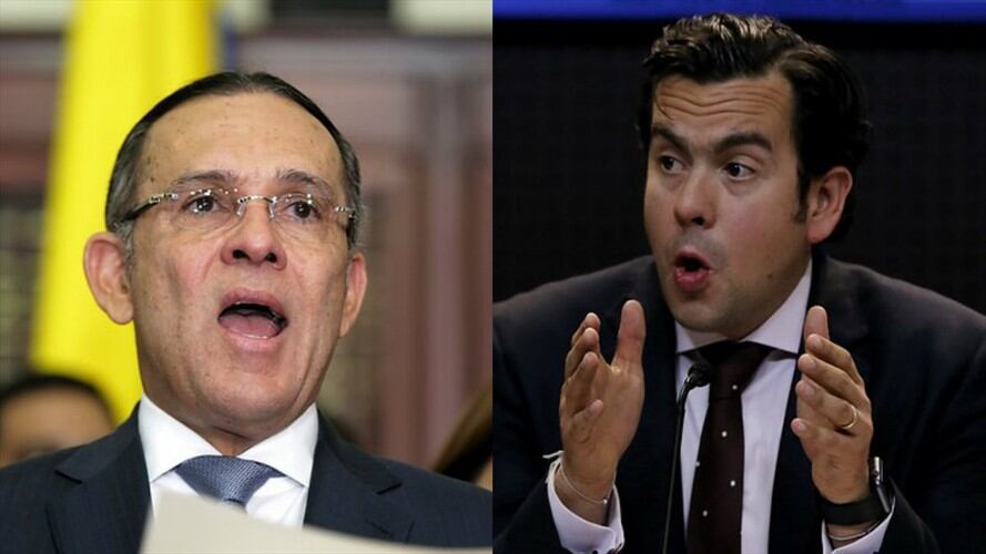 Efraín Cepeda, presidente del Senado, y Rodrigo Lara, presidente de la Cámara de Representantes. Foto: Colprensa