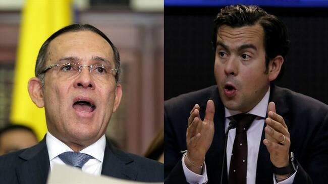 Efraín Cepeda, presidente del Senado, y Rodrigo Lara, presidente de la Cámara de Representantes. Foto: Colprensa