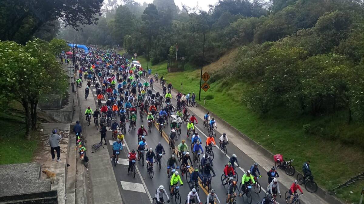 Caos en la movilidad de Bogotá este VIERNES por carrera de ciclistas en la vía al Llano