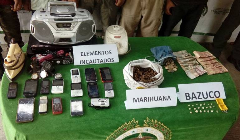 Operativo de la Policía Caldas en Manzanares, Caldas