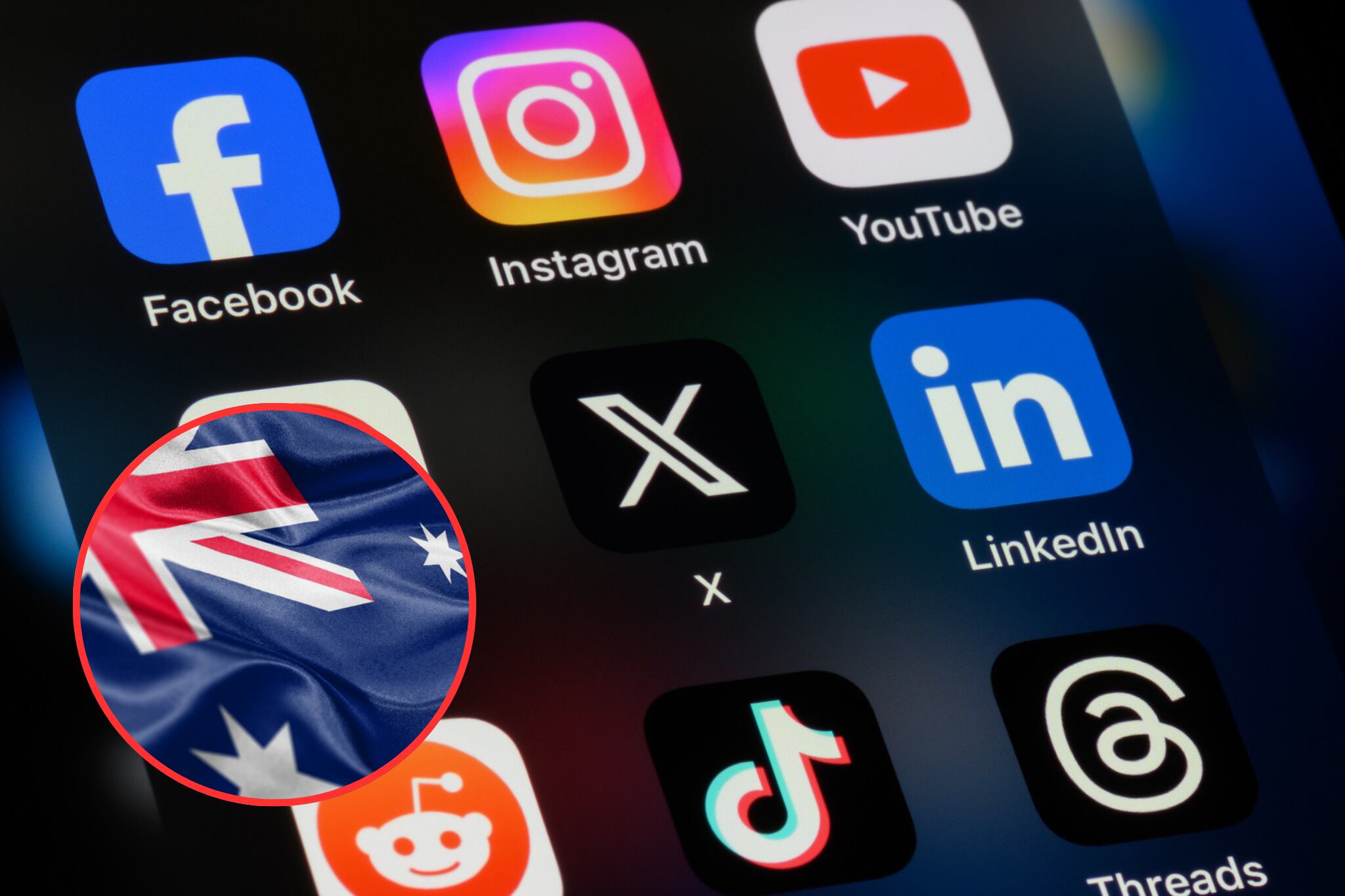Australia aprobó una ley que prohíbe el acceso de menores de 16 años a varias redes sociales.