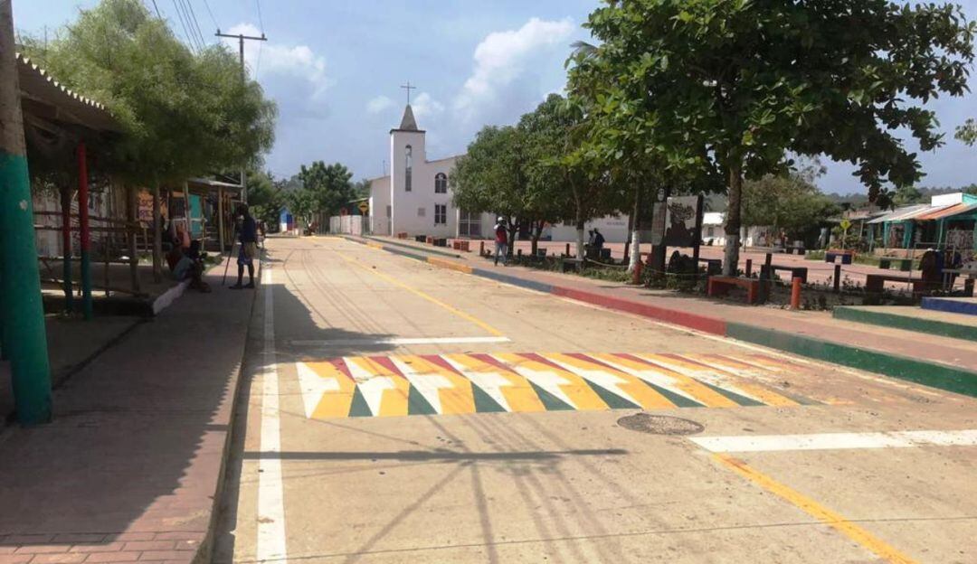 Gracias a la Gobernación de Bolívar, se lograron los recursos para que a través de la Alcaldía de Mahates se llevara a cabo la pavimentación