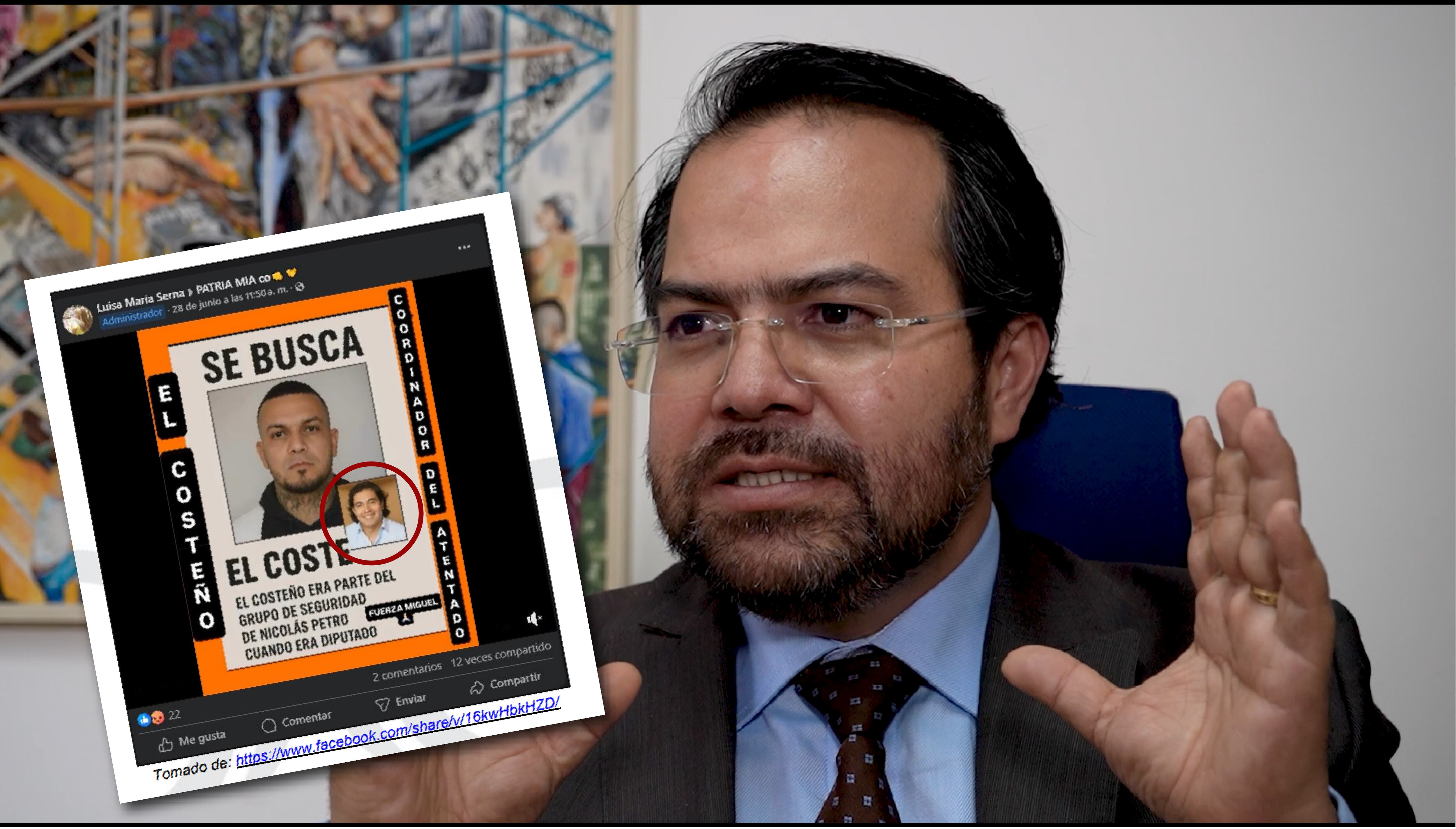 El abogado Alejandro Carranza, dijo a Caracol Radio que ya se radicó una denuncia en la Fiscalía para que investiguen a quienes tratan de vincular al hijo del presidente con el atentado al senador Miguel Uribe Turbay