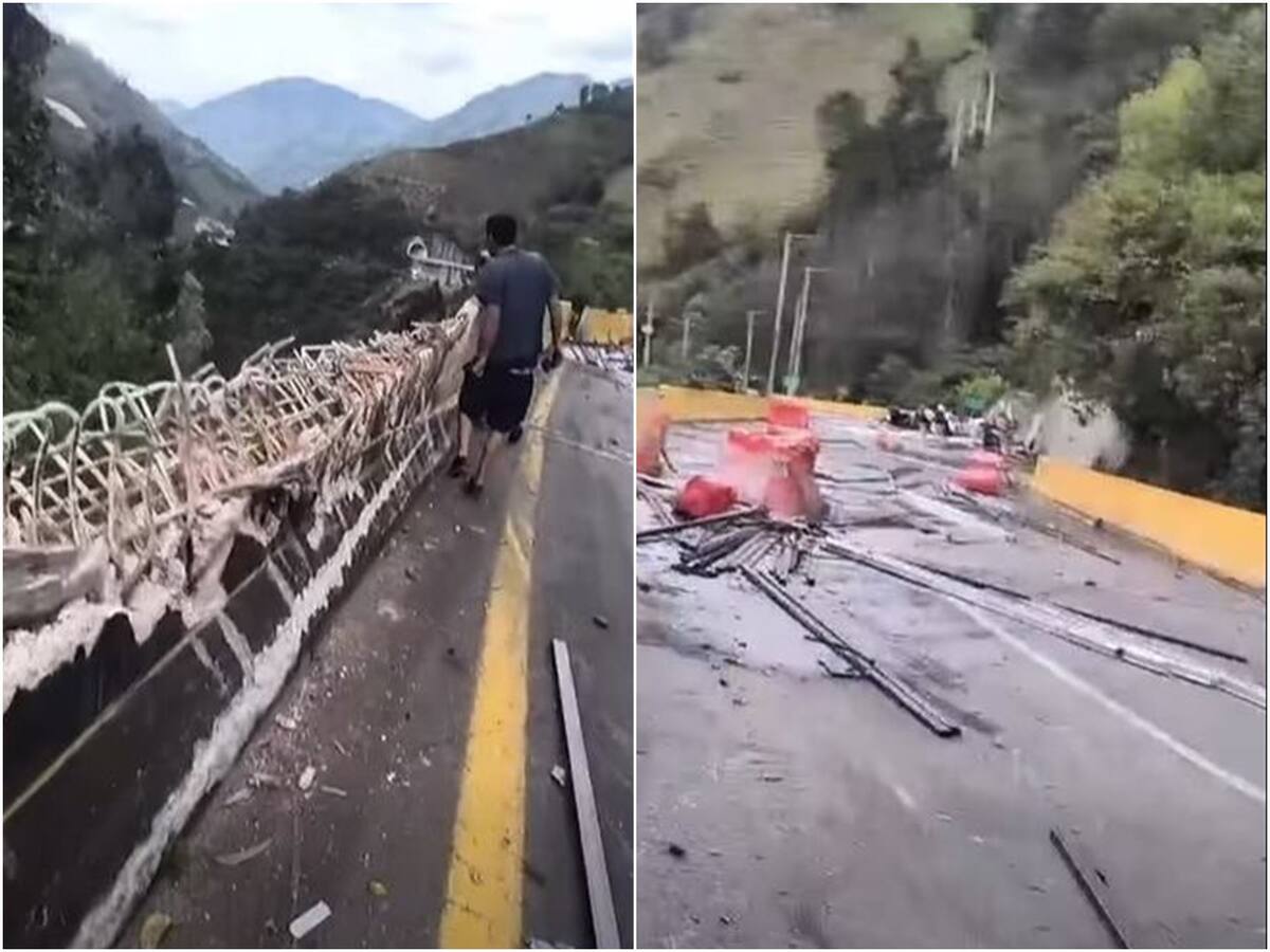 Accidente ocasiona cierre de la vía que une al Tolima con el Quindío a través del Alto de la Línea