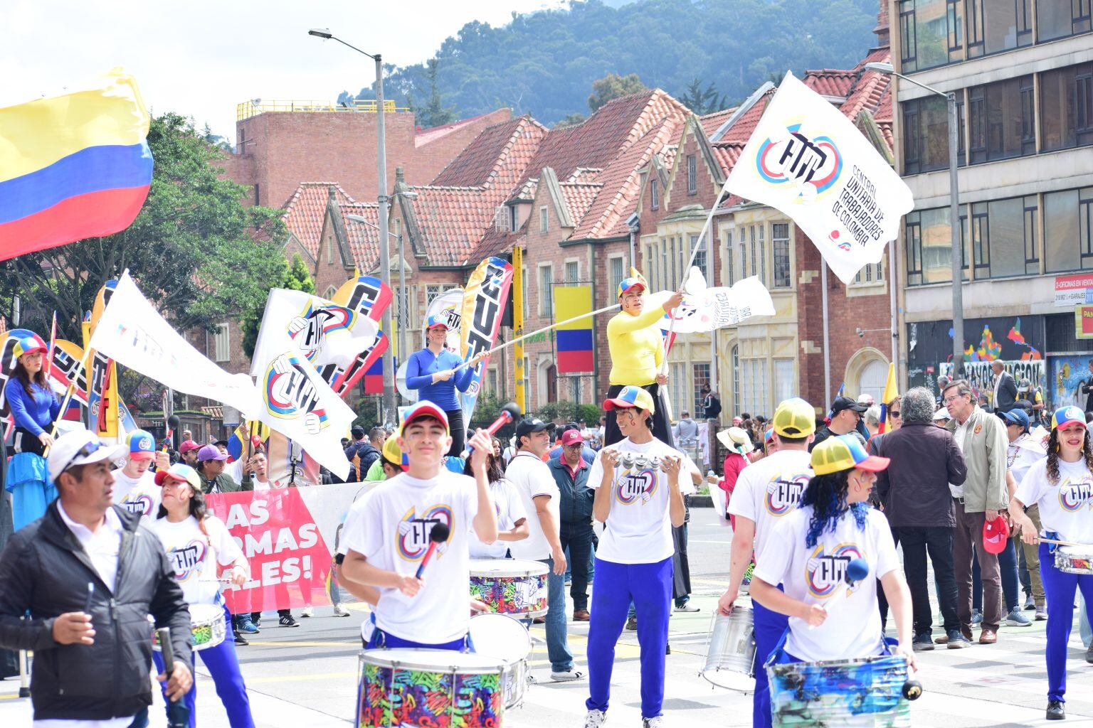 Manifestaciones de la CUT / Cortesía CUT