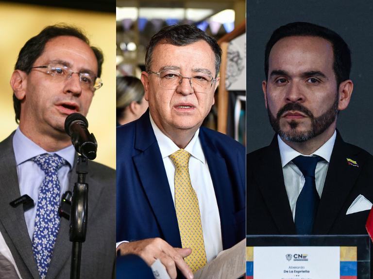 José Manuel Restrepo, Alejandro Ramelli y Abelardo de la Espriella