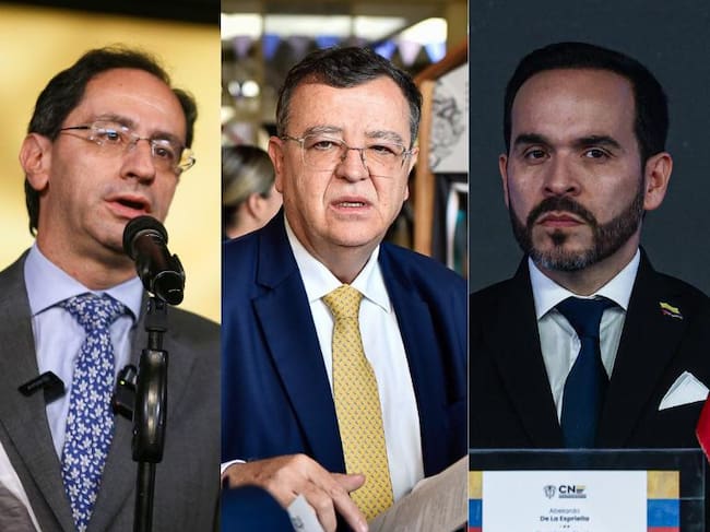 José Manuel Restrepo, Alejandro Ramelli y Abelardo de la Espriella