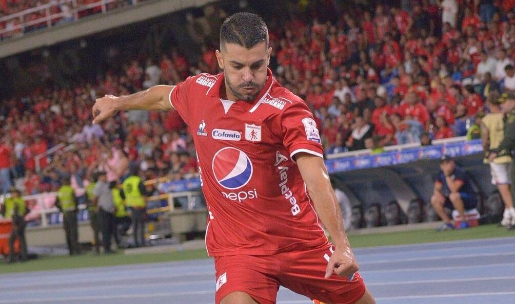 Iago Falque con América de Cali | Foto: Iago Falque (Instagram)