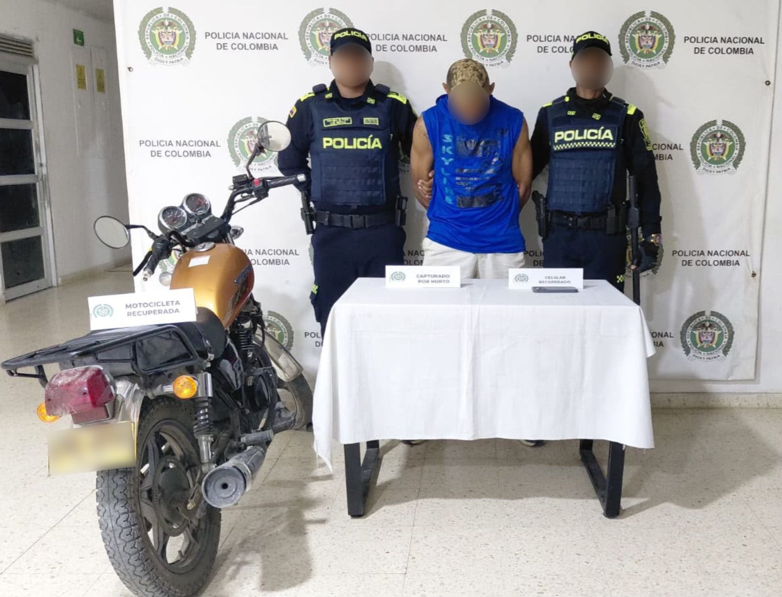 Un hombre capturado por hurto y recuperados más de 12 millones en elementos