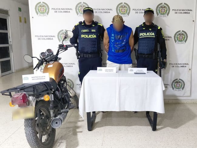 Un hombre capturado por hurto y recuperados más de 12 millones en elementos