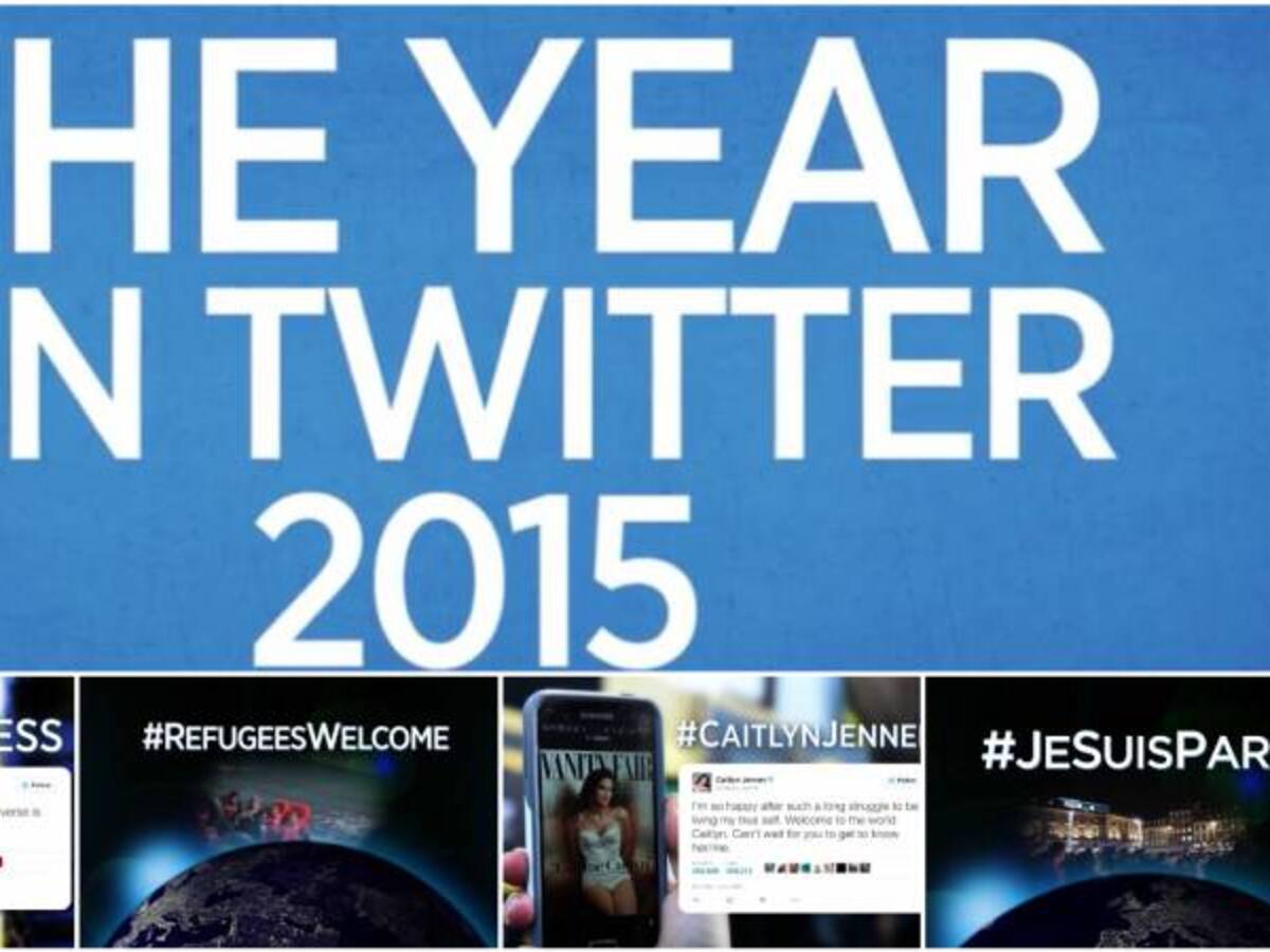 Twitter recuerda los hashtags con los momentos más representativos del 2015