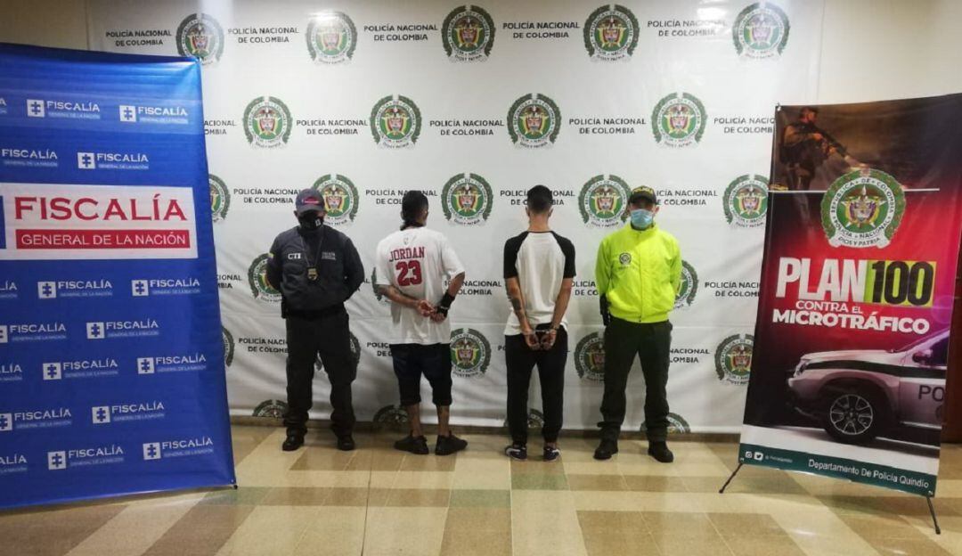 Los dos capturados serán presentados en las próximas horas ante un juez de control de garantías