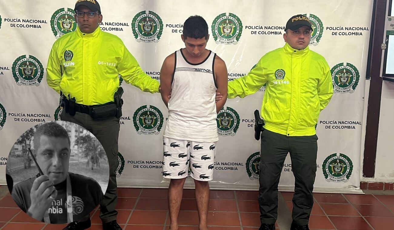 Capturan a presunto homicida de un contratista de un medio de comunicación en Santander.