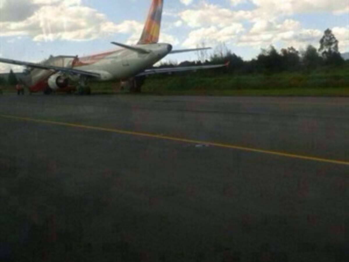 Un avión de Avianca se salió de la pista de El Dorado
