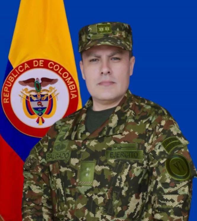 Luis Fernando Salgado, comandante de la Sexta División.