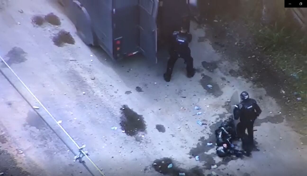 Ataque a Policías en Yondó- foto captura Policía Magdalena Medio