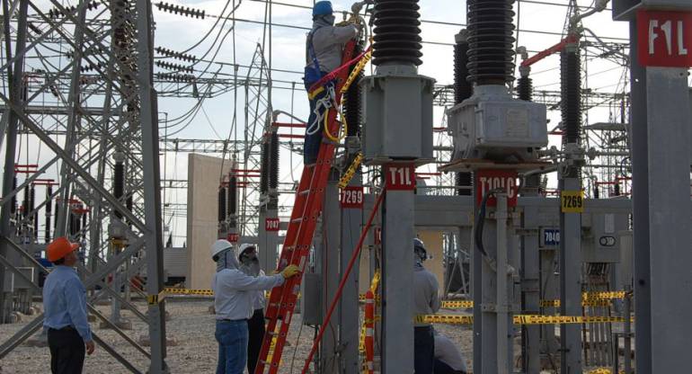 Imagen de referencia de trabajos de energía./ Foto: Archivo