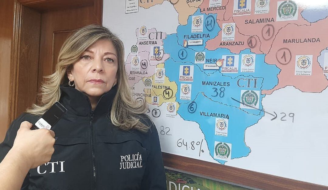 Ángela María Bedoya Vargas, fiscal seccional Caldas