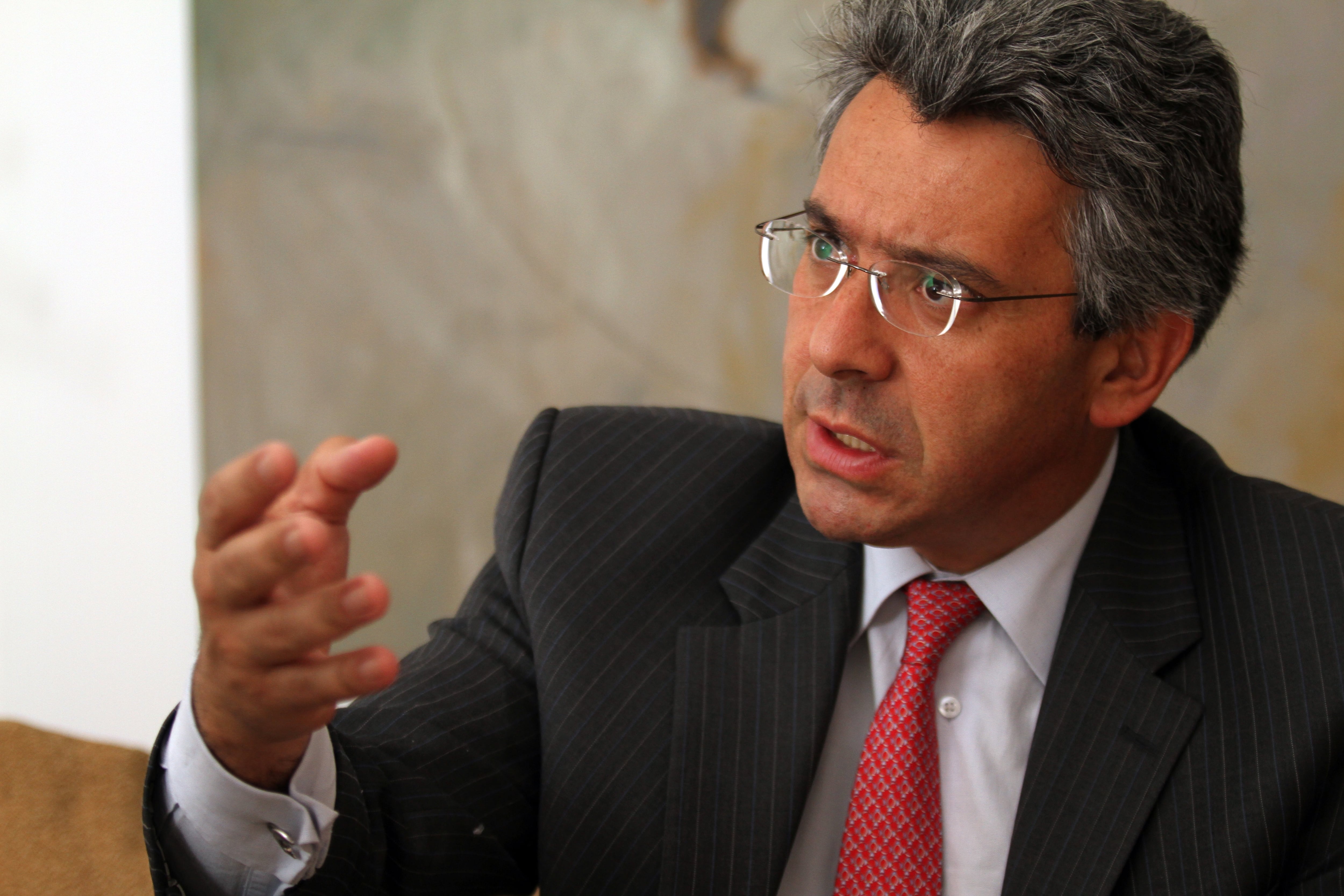 Enrique Gómez. (Fotos Colprensa - Luisa González).