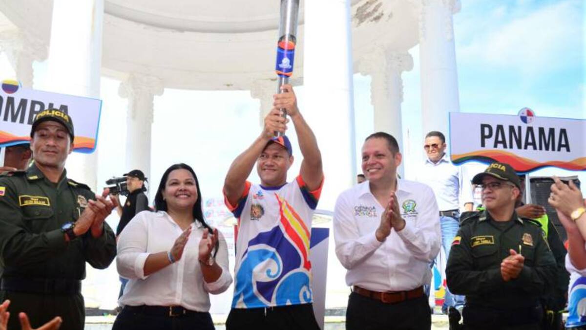 Espectacular recibimiento del Fuego Bolivariano en Ciénaga
