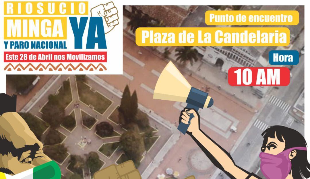 Minga Indígena en Riosucio, Caldas