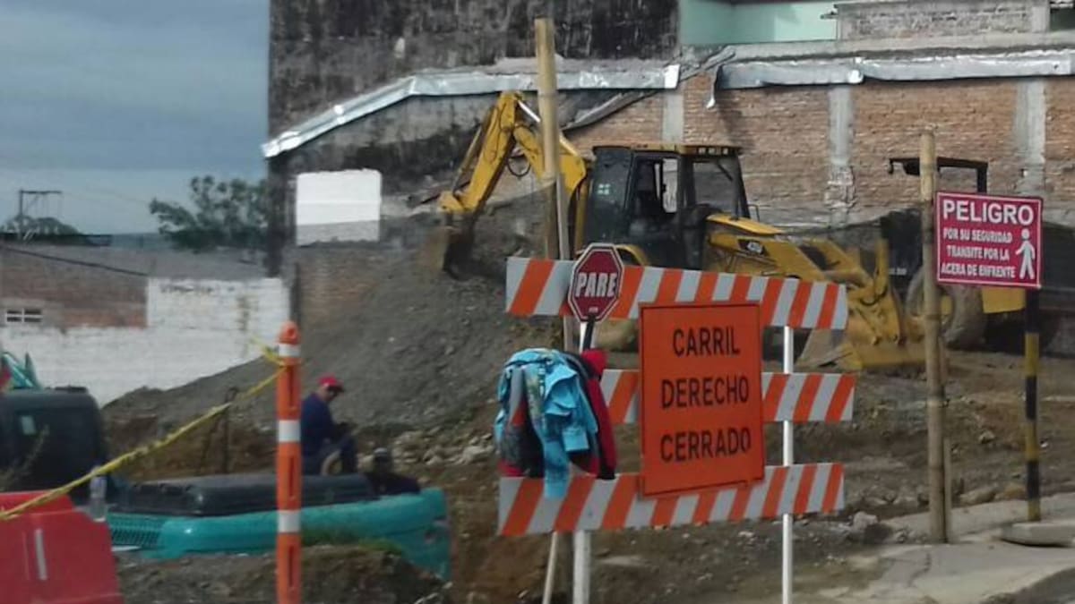 En un 28% avanza la obra del paso nacional en el municipio de Montenegro, Quindío
