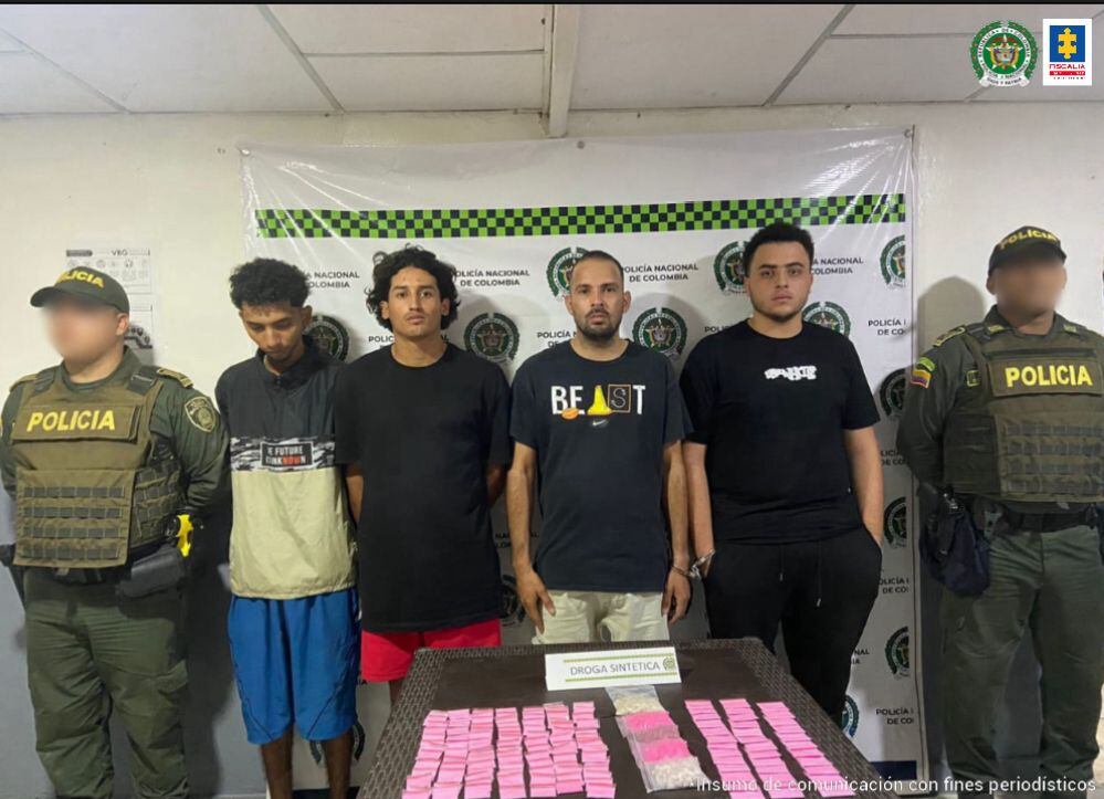 A la cárcel cuatro hombres que presuntamente distribuían estupefacientes en Cartagena