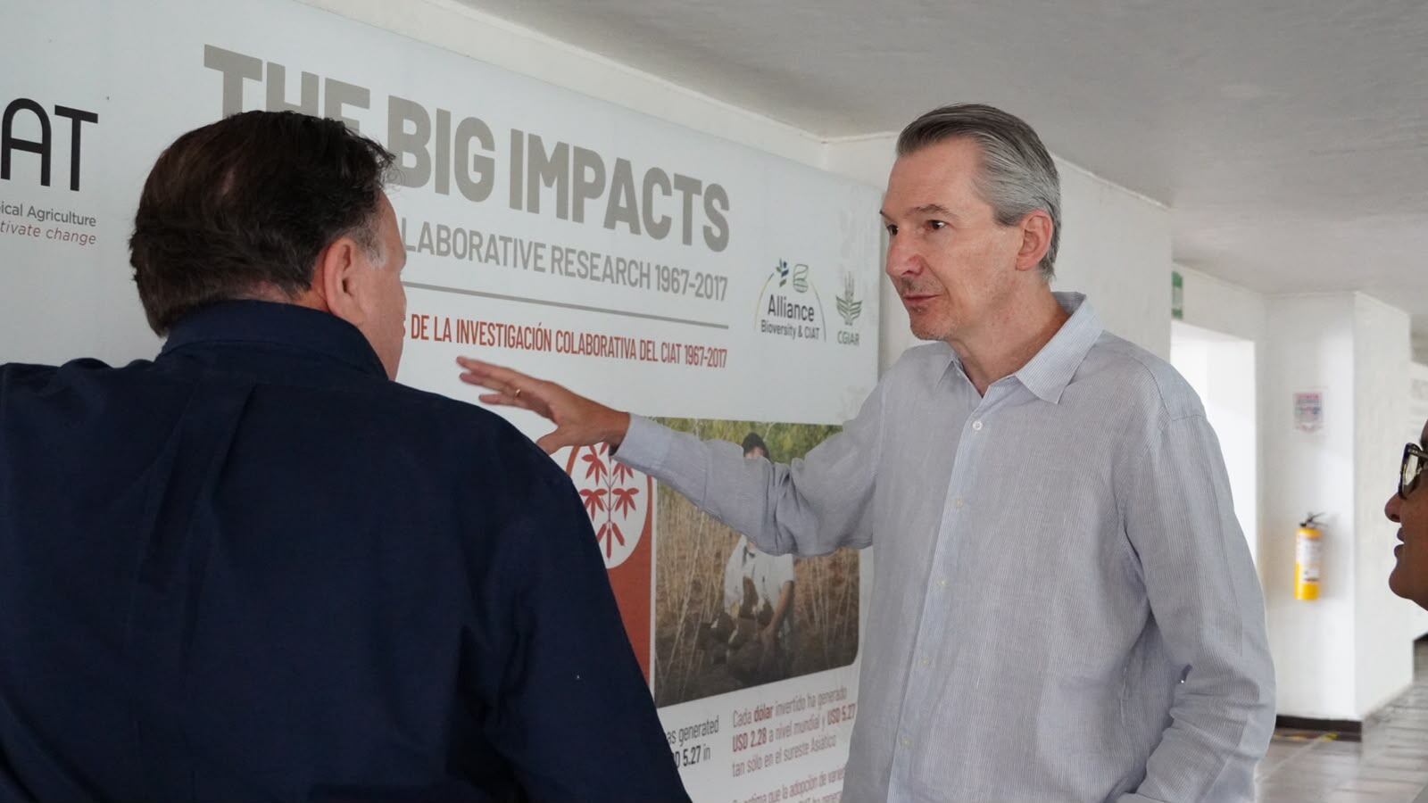 Visita del ministro de Agricultura al CIAT / Foto: Ministerio de Agricultura