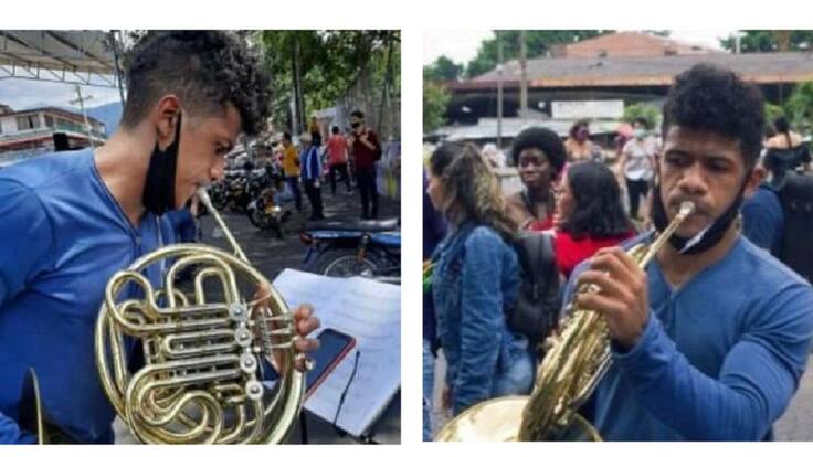 Un agente dijo que por qué no me desaparecían: Músico manifestante en Cali