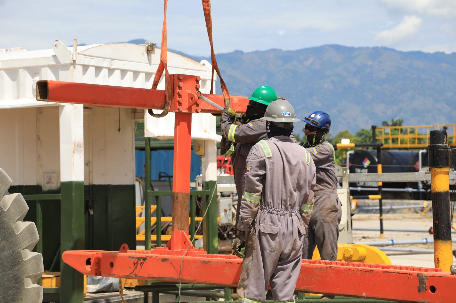 Pozos petroleros en el sur del Tolima