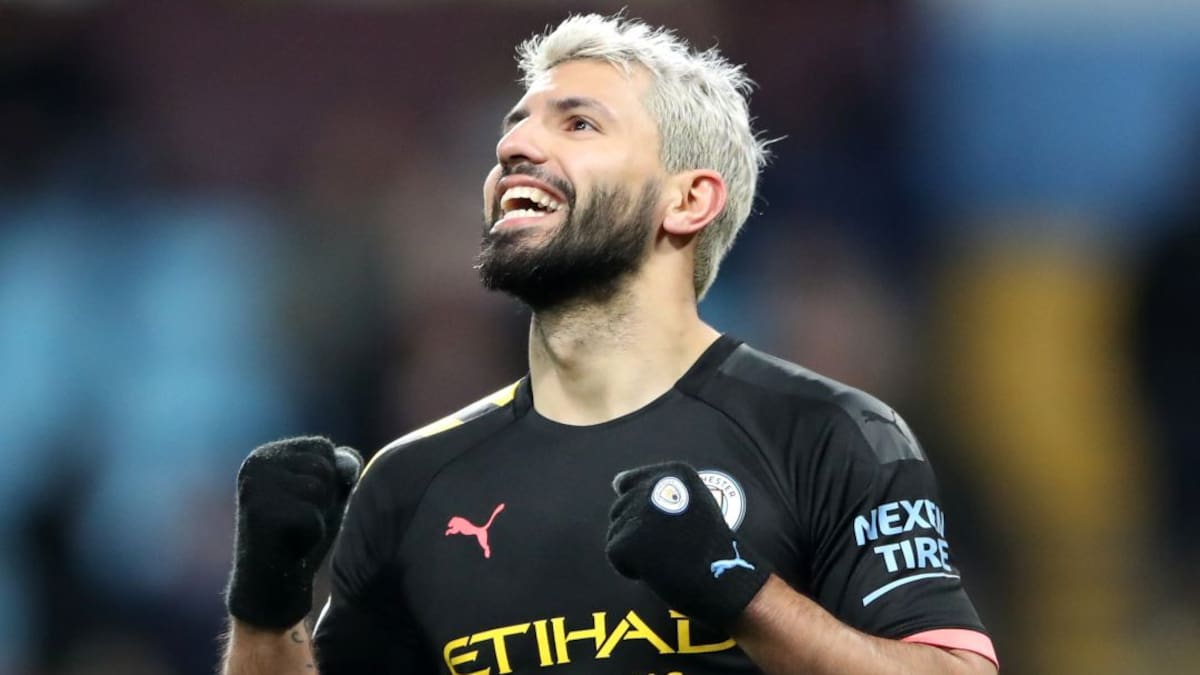 Hombre récord: Sergio Aguero estableció tres nuevas marcas en un partido