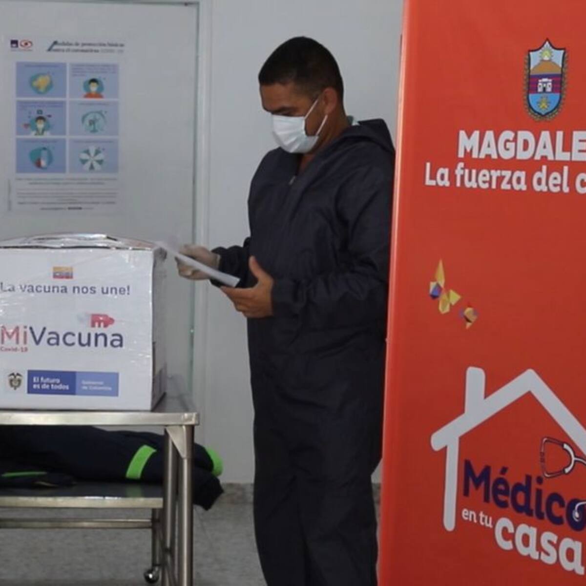 Santa Marta recibe el primer lote de vacunas contra el COVID-19
