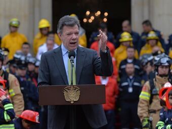 Presidente de Colombia, Juan Manuel Santos. Foto: Presidencia.