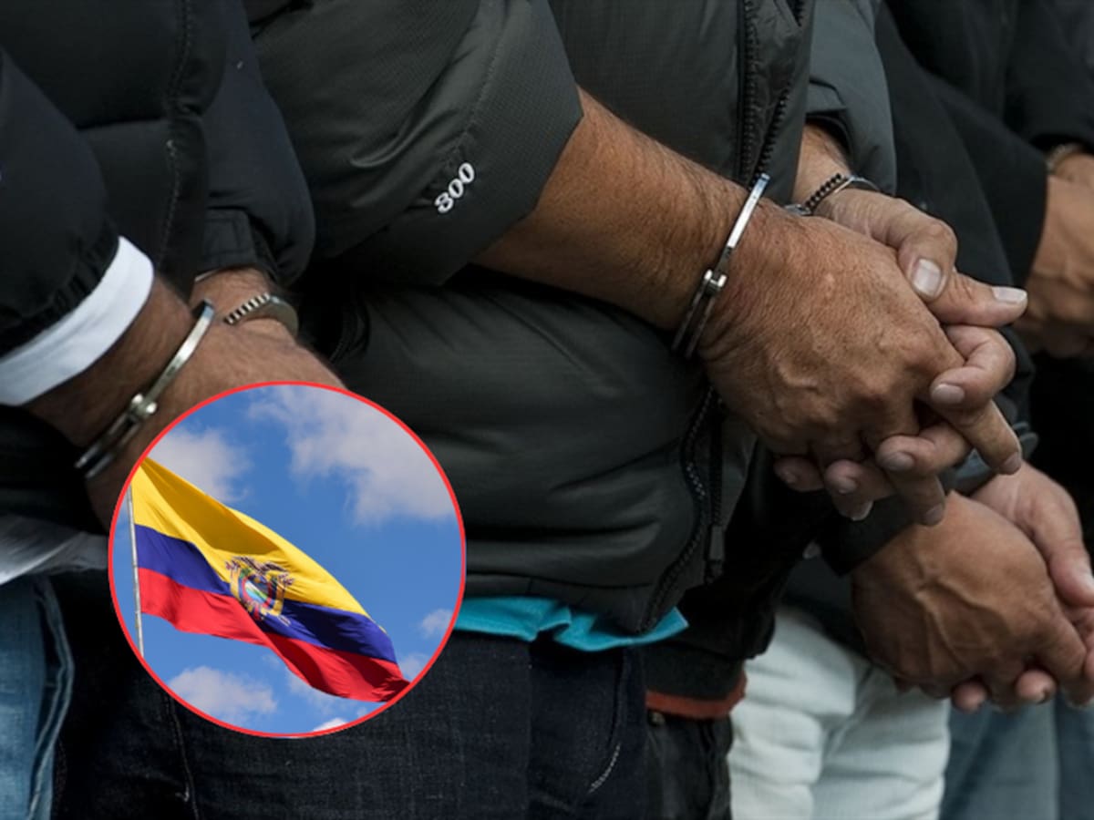 Siete personas presuntamente vinculadas a grupo disidente de las FARC fueron capturadas en Ecuador