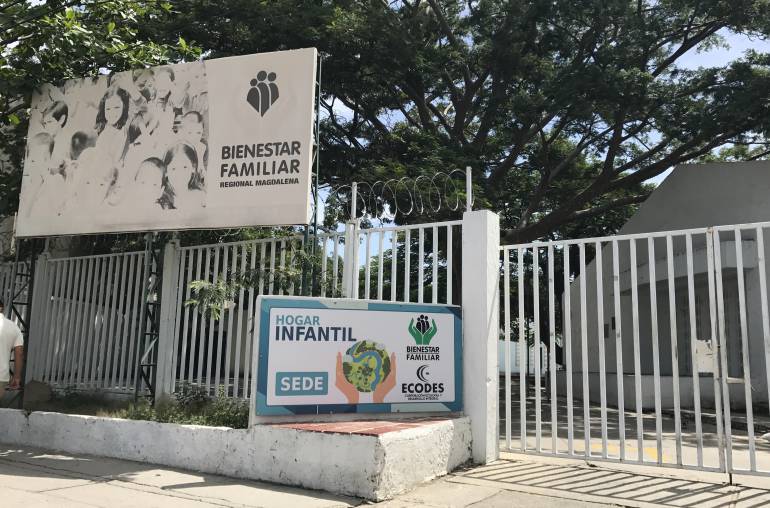 En esta sede de Hogar de Bienestar en Santa Marta se habría registrado el presunto caso de abuso sexual a un menor de edad. /FOTO CARACOL RADIO