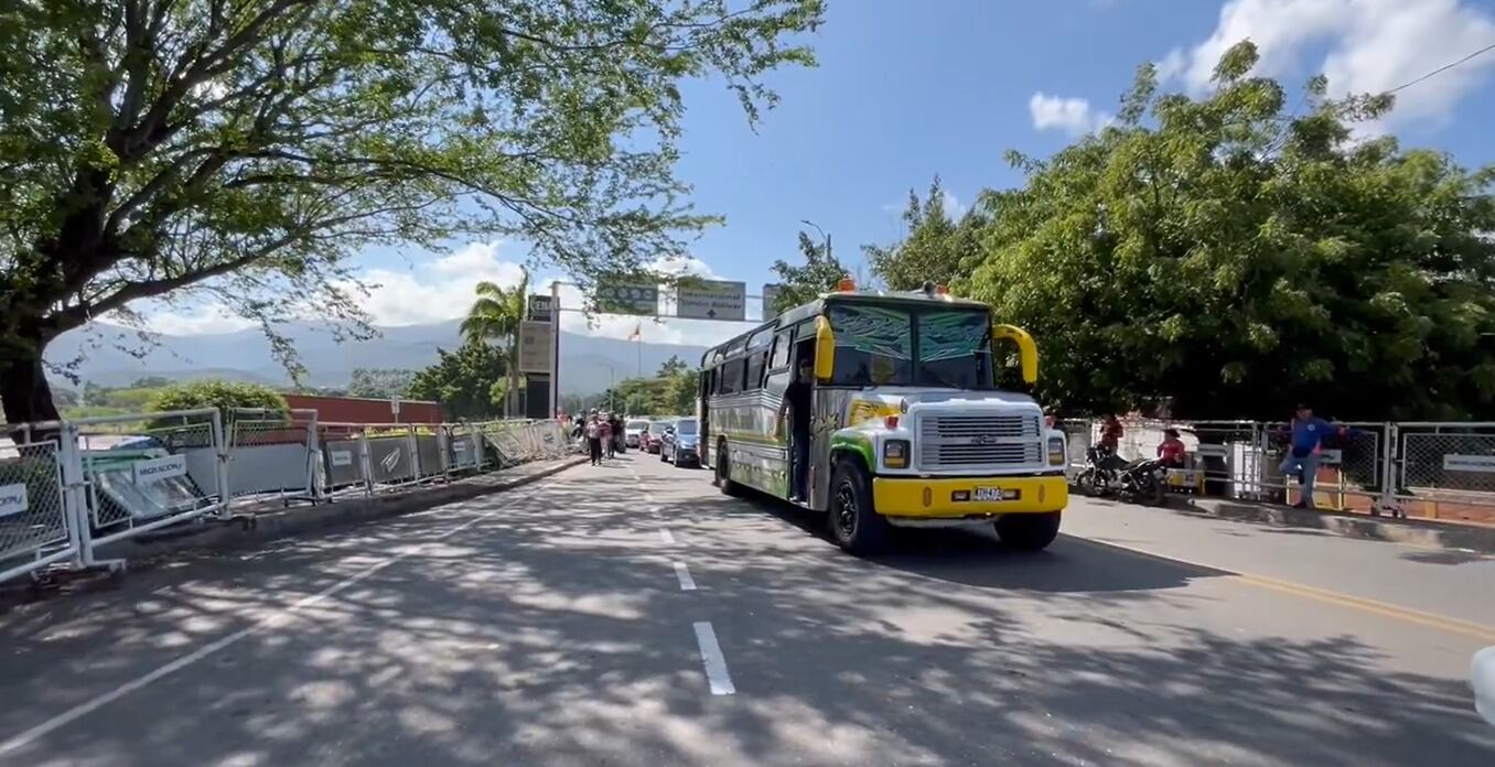 Puente internacional Simón Bolívar. / Foto: Caracol Radio Cúcuta.