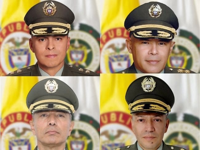 Policías en nuevos altos cargos.