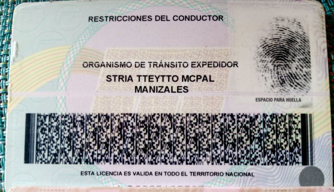 Licencias de conducción