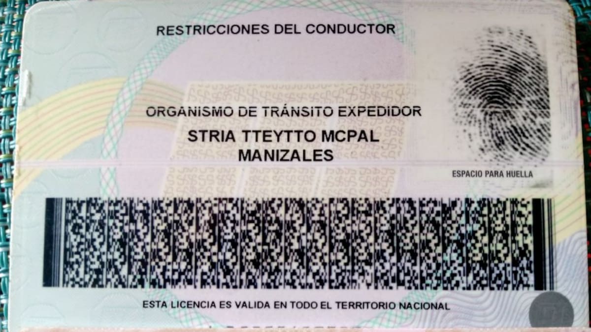 En Manizales se deben renovar 80.000 licencias de conducción