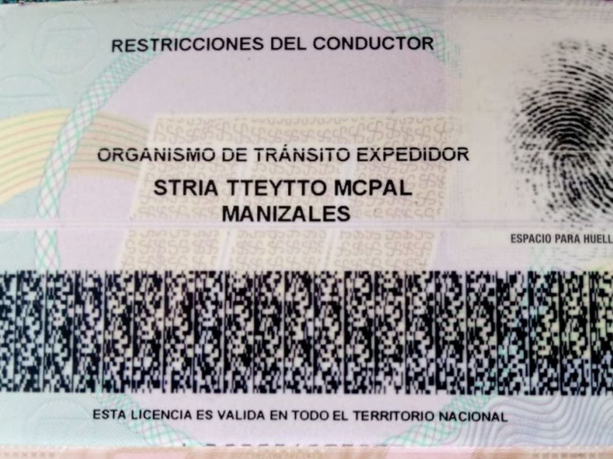 En Manizales se deben renovar 80.000 licencias de conducción