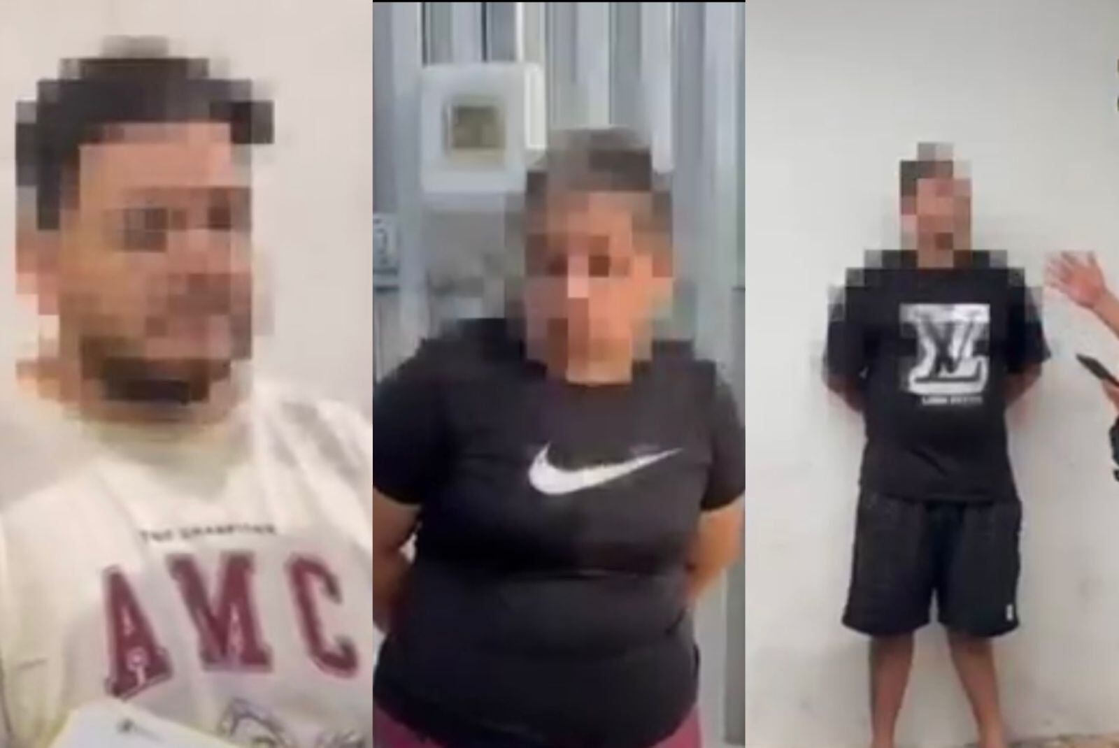Alias ‘Demonio’, ‘Wilmer’ y ‘Angélica’, son los tres capturados por el homicidio de Cristian Herrera. / Foto: Policía Nacional.