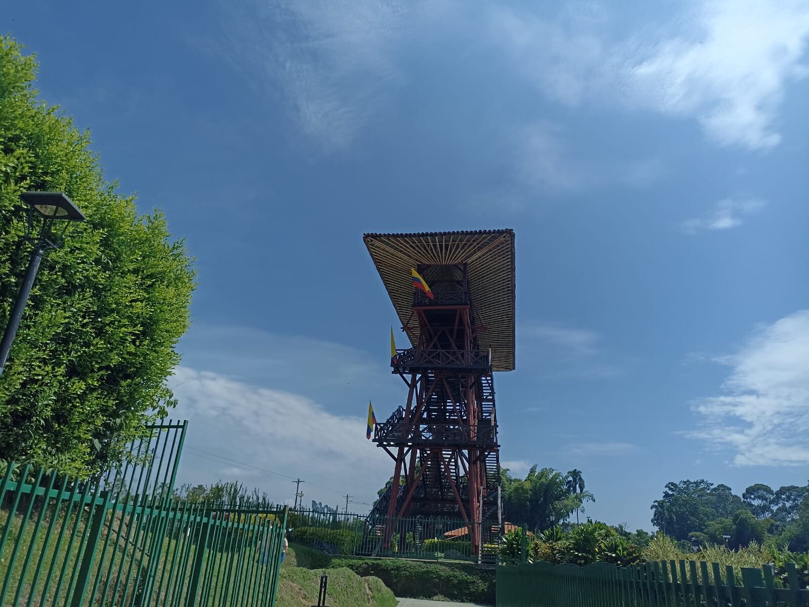 Torre Mirador del Parque del Café en Montenegro, Quindío. Foto Adrián Trejos
